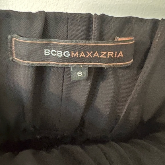 BCBGMAXAZRIA Slim leg Dress Black Pants size 6 - Picture 3 of 5